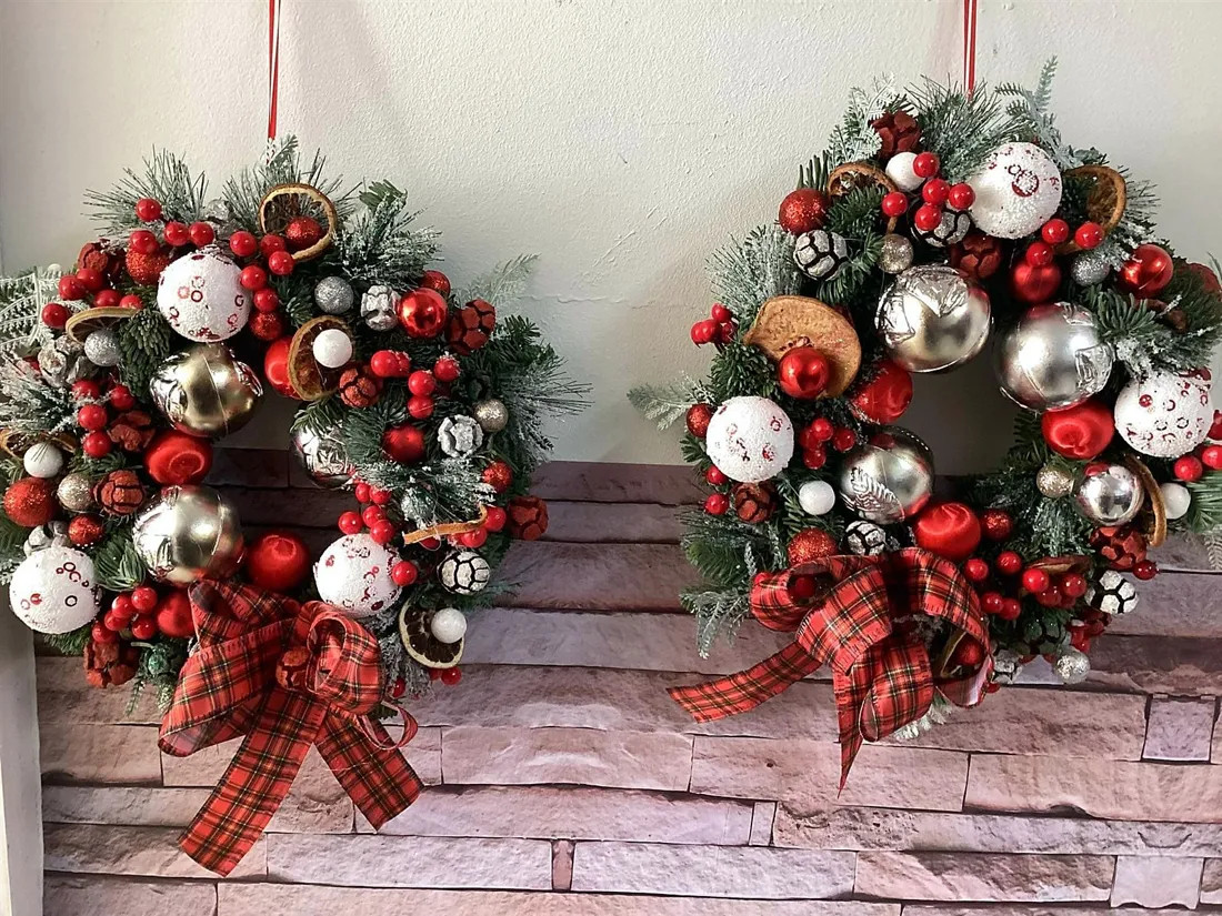 Handmade Christmas wreaths