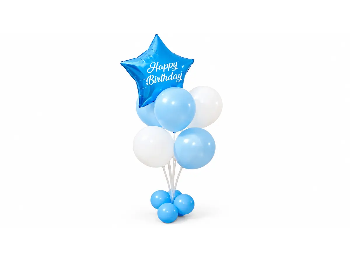 Blue Birthday Star